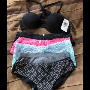 Bra NWT & underwear NWOT